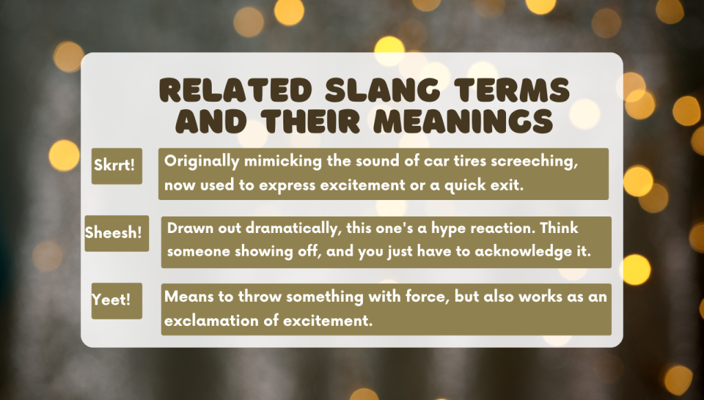 Related Slang Terms and Their Meanings