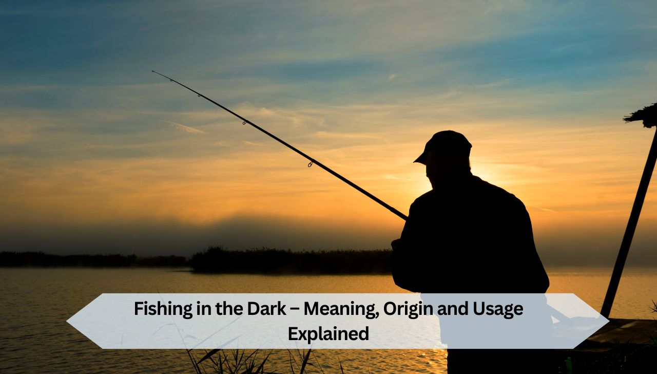 Fishing in the Dark – Meaning, Origin and Usage Explained