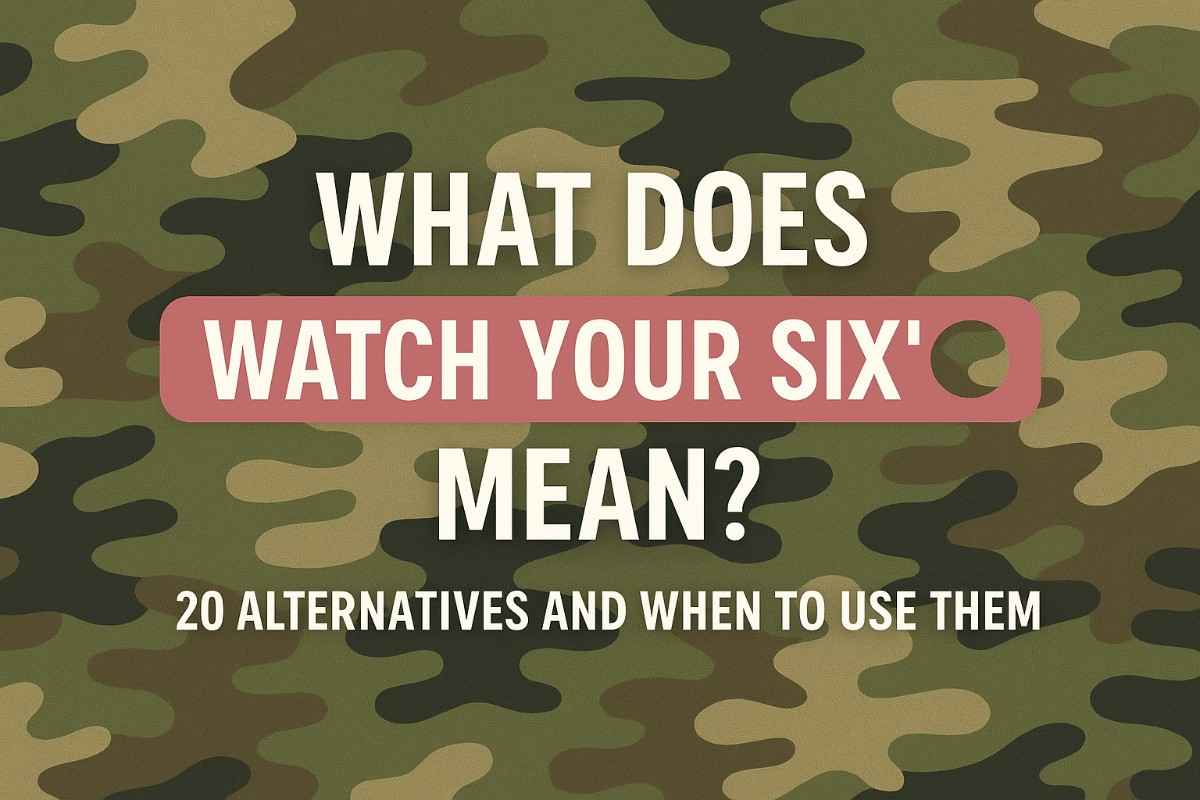 watch your six