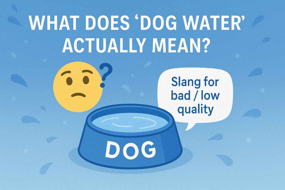 What Does “Dog Water” Actually Mean?