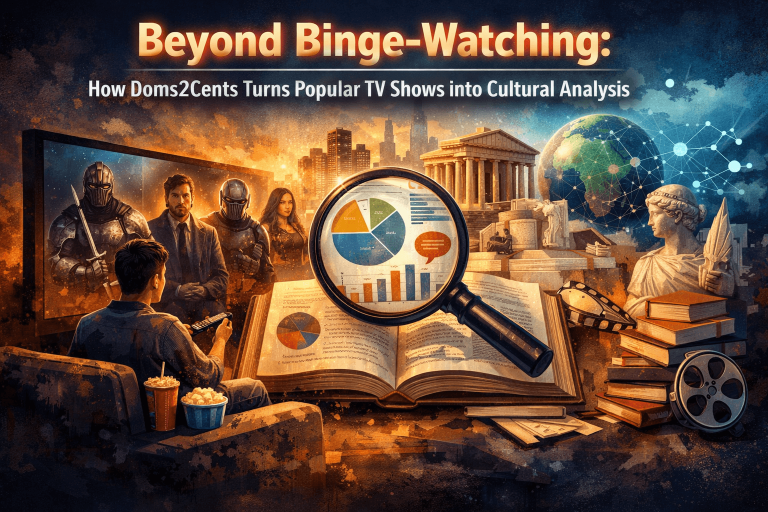 Beyond Binge-Watching: How Doms2Cents Turns Popular TV Shows into Cultural Analysis