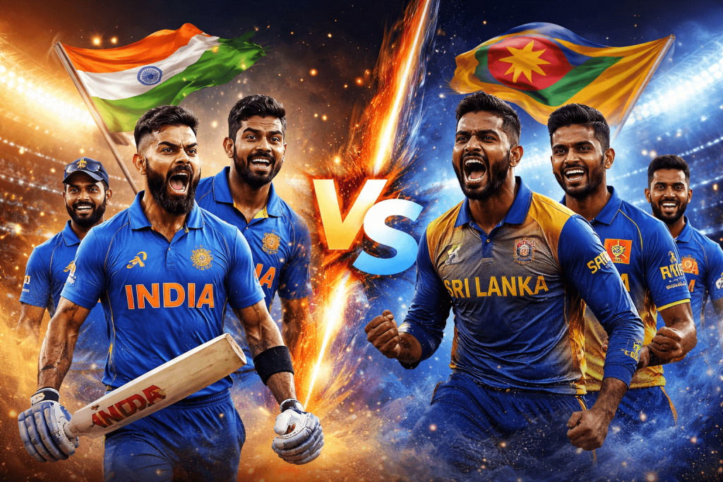 india national cricket team vs sri lanka national cricket team timeline