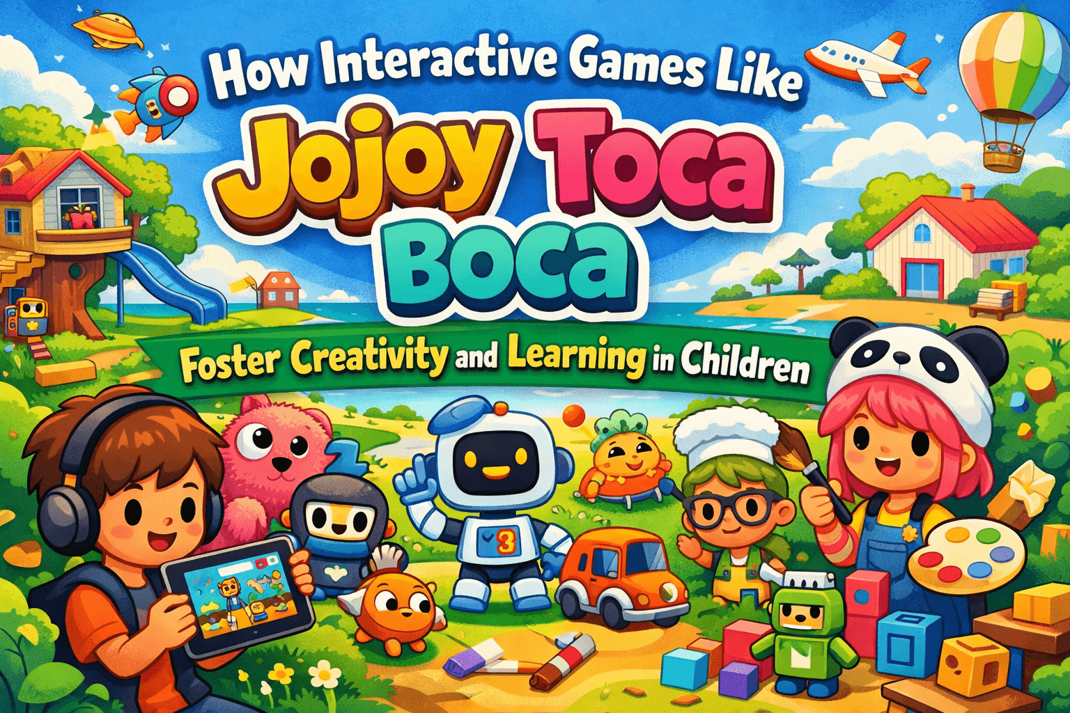 How Interactive Games Like Jojoy Toca Boca Foster Creativity and Learning in Children