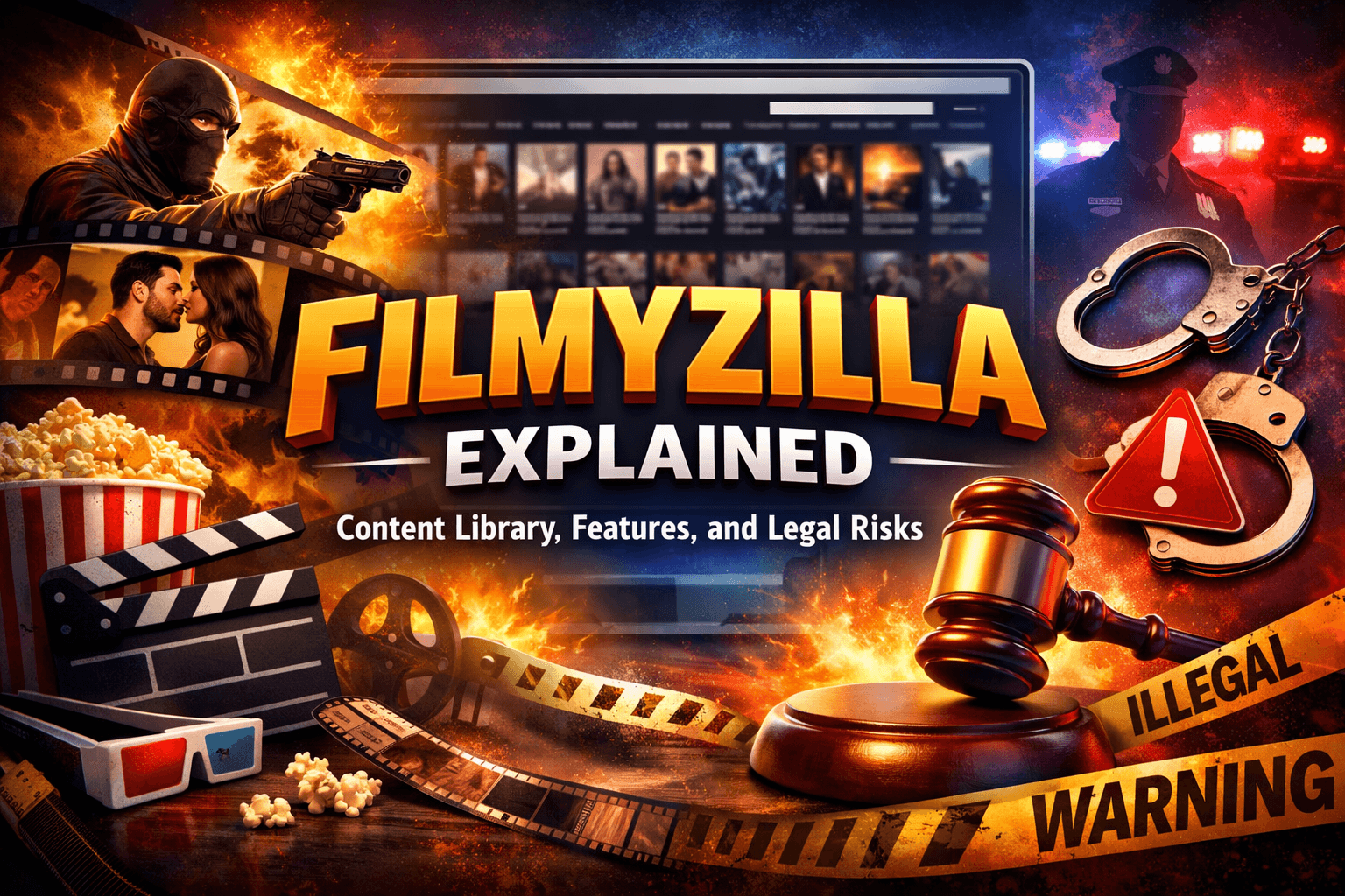 Filmyzilla Explained: Content Library, Features, and Legal Risks