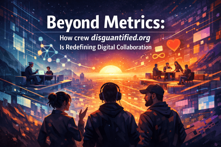 Beyond Metrics: How crew disquantified.org Is Redefining Digital Collaboration